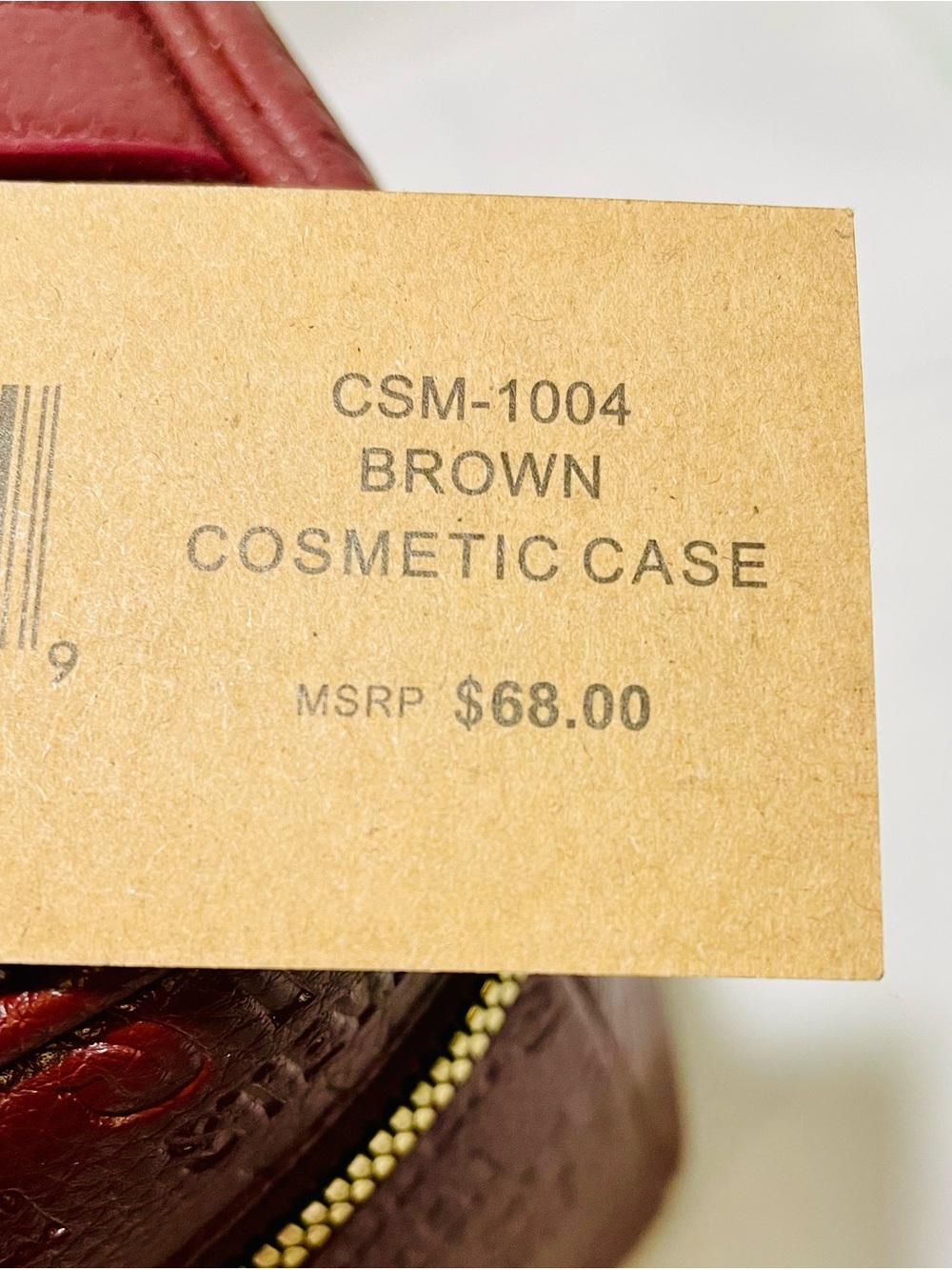 Steve Madden Logo Embossed Train Case Makeup Bag with Detachable Pouch, NWT - Picture 15 of 16